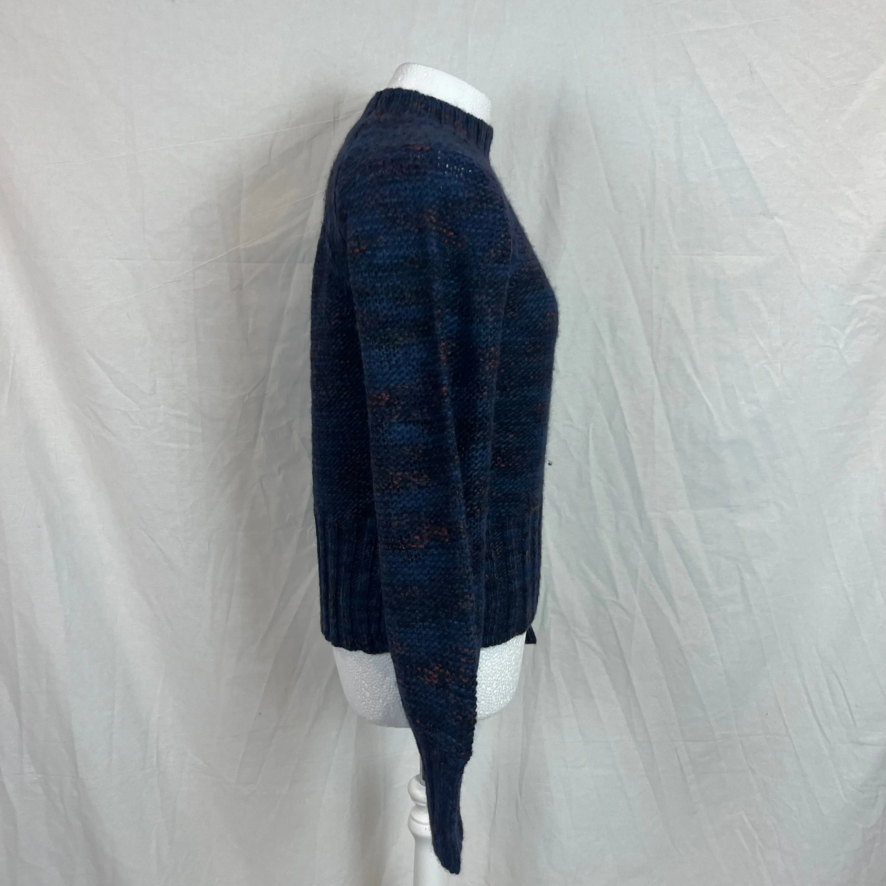 Veronica Beard Brand New Shades of Blue Wool Mix Sweater M