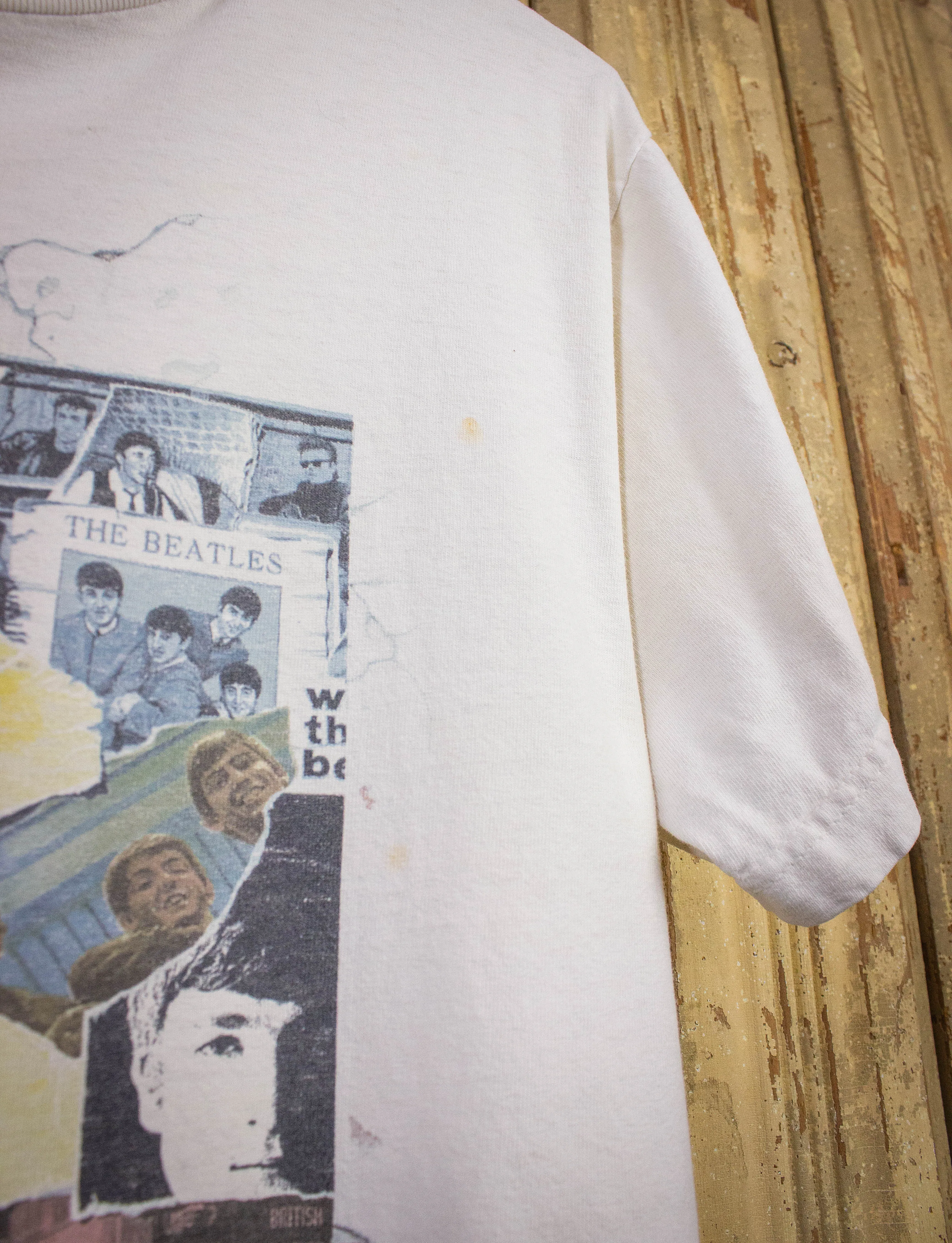 Vintage Beatles Anthology 1 Promo T Shirt 1995 White Medium