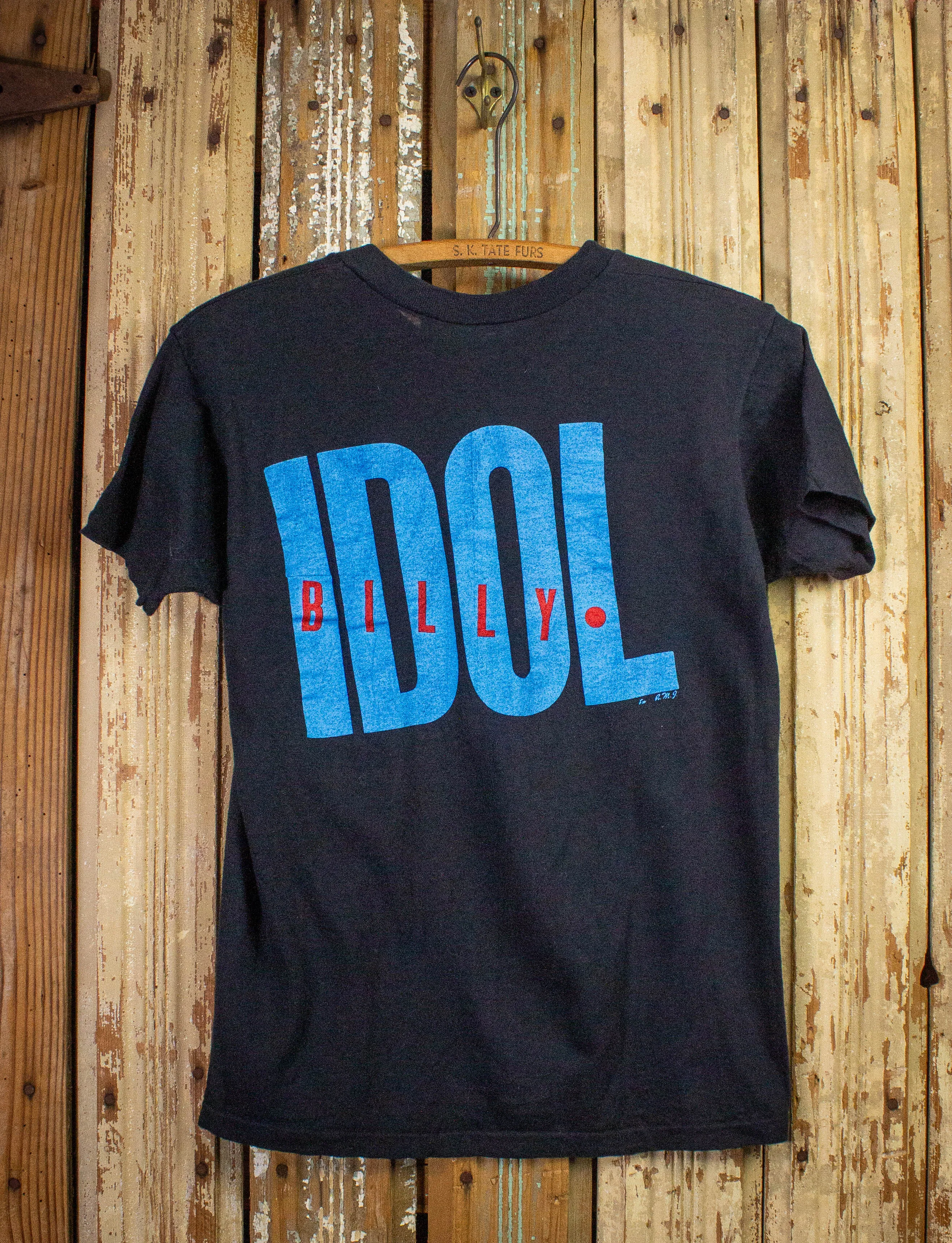 Vintage Billy Idol Rebel Yell Concert T Shirt 1983 Black Small