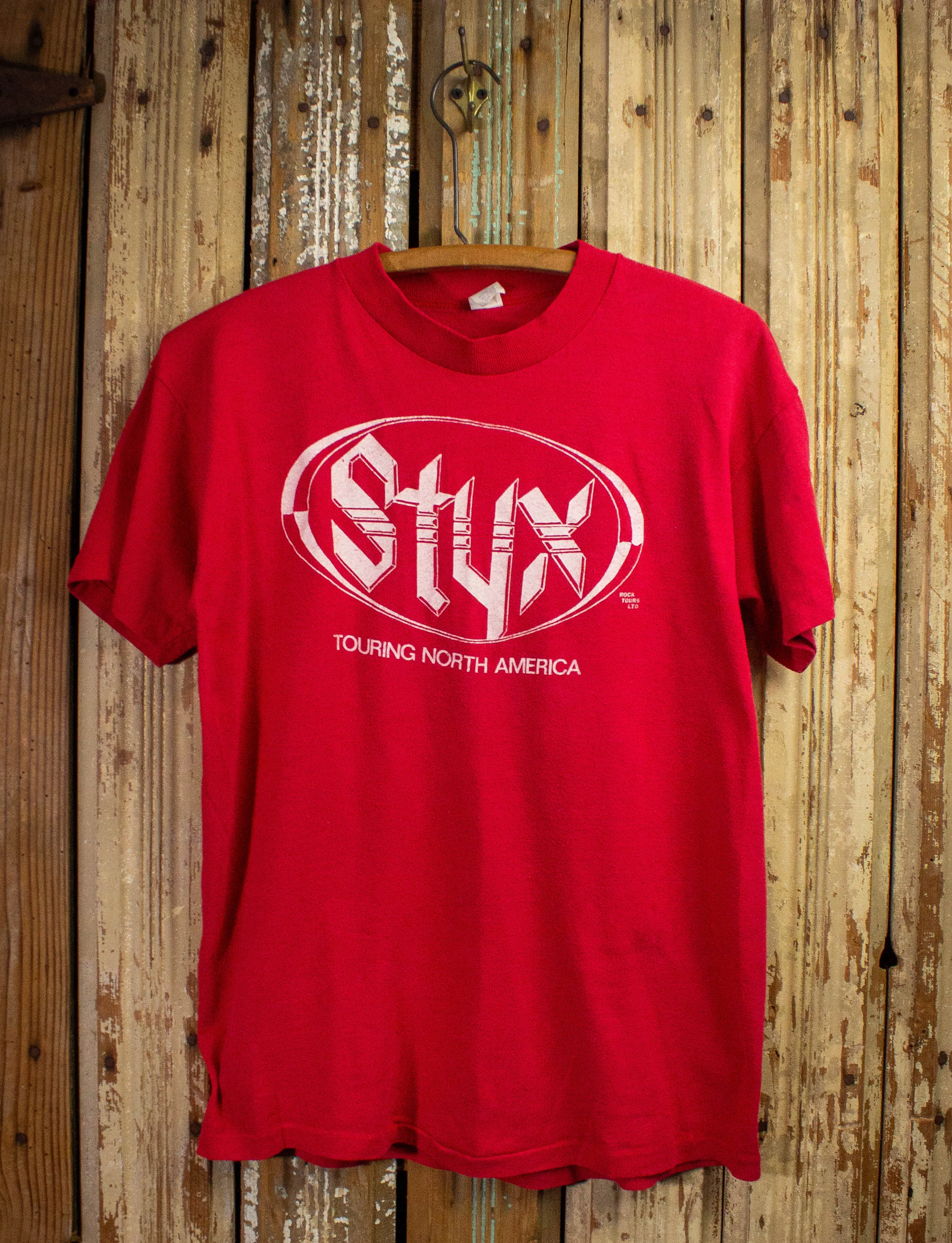 Vintage Styx Grand Illusion Concert T Shirt 1977 Red Medium