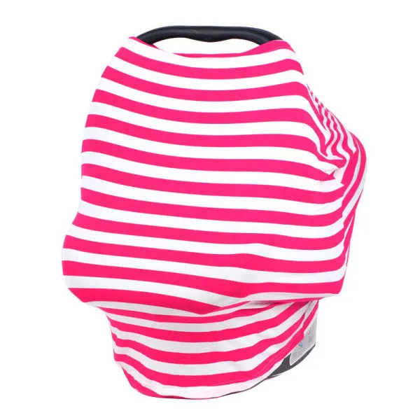 Women Multi-Use Nursing Breastfeeding Cover Scarf Stretchy Baby Car Seat Cover Shopping Cart Cover