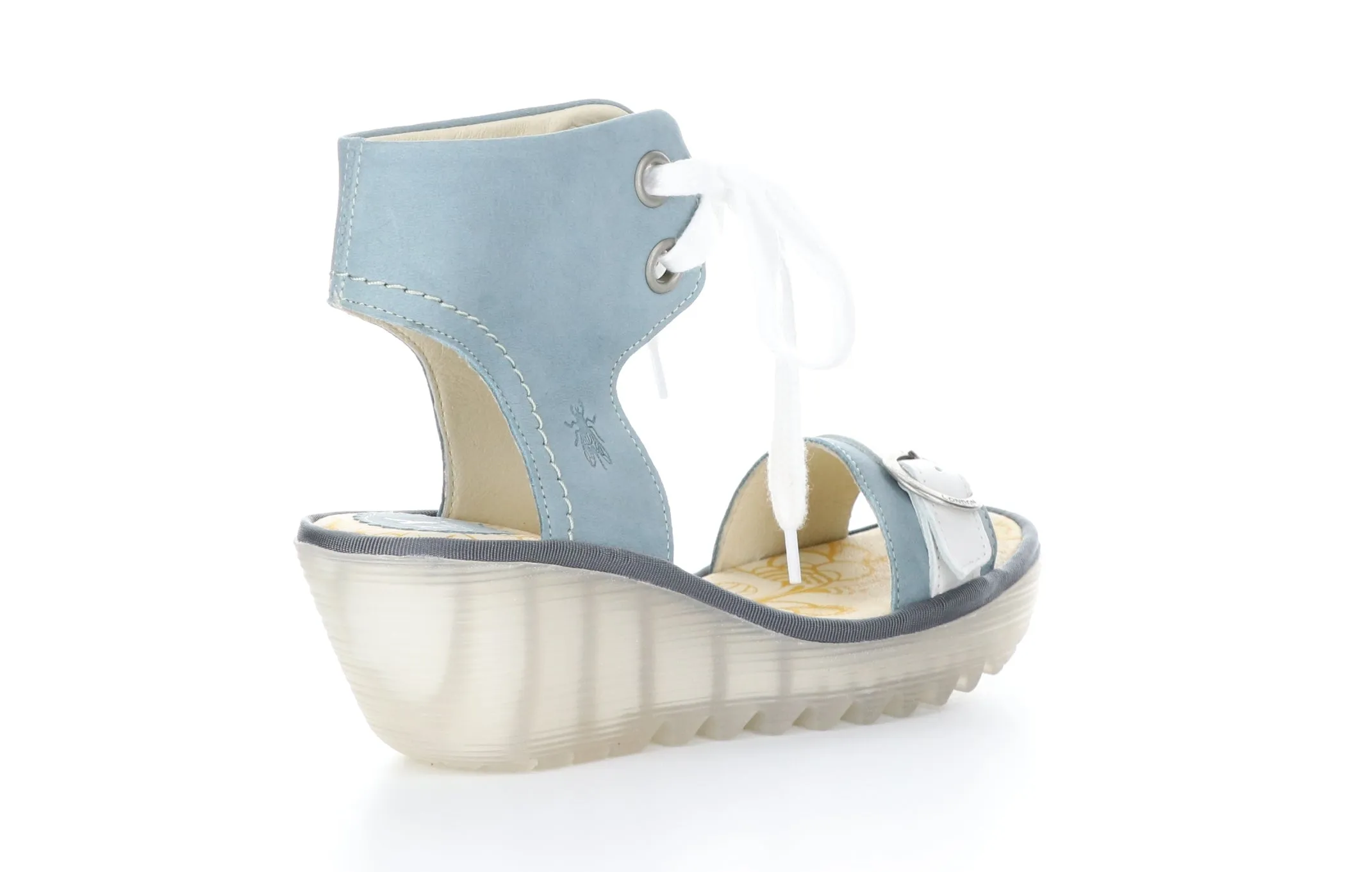 YAJE301FLY Pale Blue/Offwhite Ankle Strap Sandals