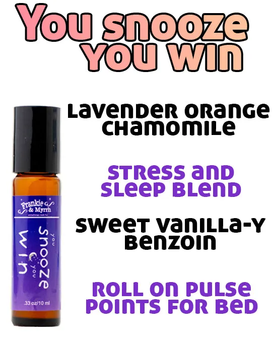 You Snooze You Win Roll-on | Lavender Orange Vetiver