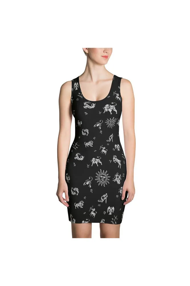 Zodiac Signs and Symbols Sublimation Cut & Sew Dress